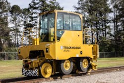 The Atlas model is designed to better accommodate rail application locations requiring greater tractive effort. The Atlas model is designed to better accommodate rail application locations requiring greater tractive effort.