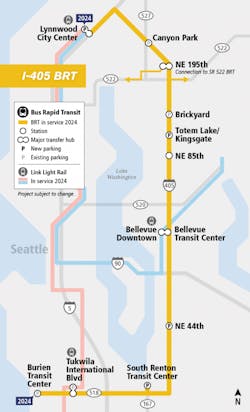 Sound Transit's BRT map. Sound Transit's BRT map.