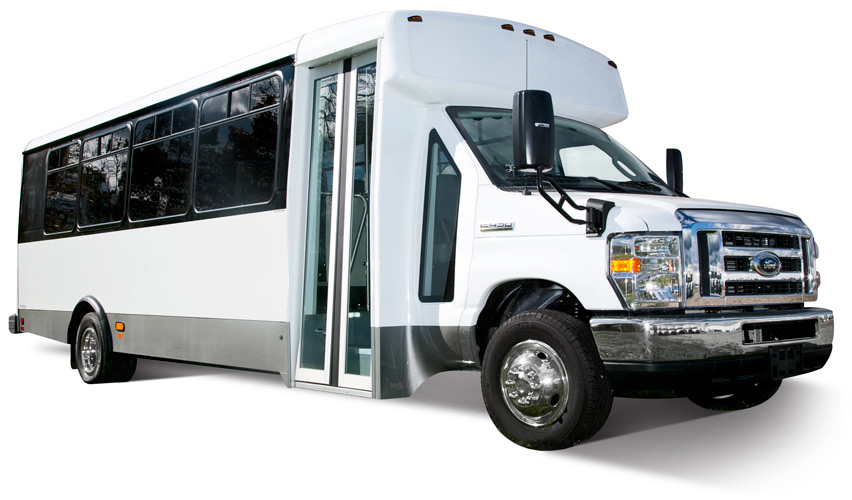 Motiv Power SystemThe new zero emissions shuttles feature the Challenger EV body manufactured by Champion.