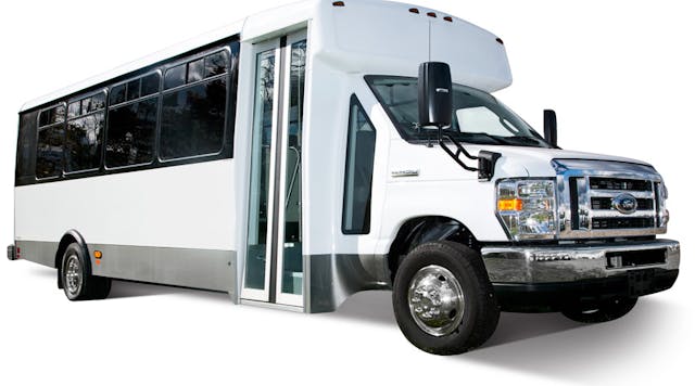 Motiv Power SystemThe new zero emissions shuttles feature the Challenger EV body manufactured by Champion.