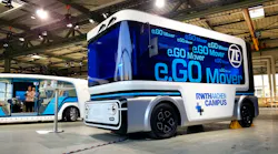ZF demonstrates its multiple systems expertise as a partner in the newly founded e.GO Moove GmbH joint venture. The e.GO Mover is part of an entire digital logistics offering, including hardware, software, and services, highlighting ZF’s strategic orientation.