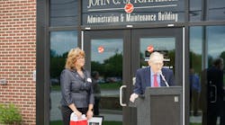At a formal facility dedication and open house event held on Wednesday, May 23, Centre Area Transportation Authority General Manager Louwana Oliva.