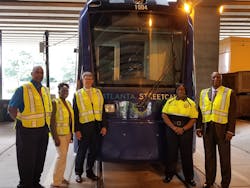 The Metropolitan Atlanta Rapid Transit Authority began operations of the Atlanta Streetcar Sunday, July 1. The Metropolitan Atlanta Rapid Transit Authority began operations of the Atlanta Streetcar Sunday, July 1.