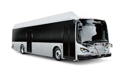 BYD’s 40-foot pure electric bus. BYD’s 40-foot pure electric bus.
