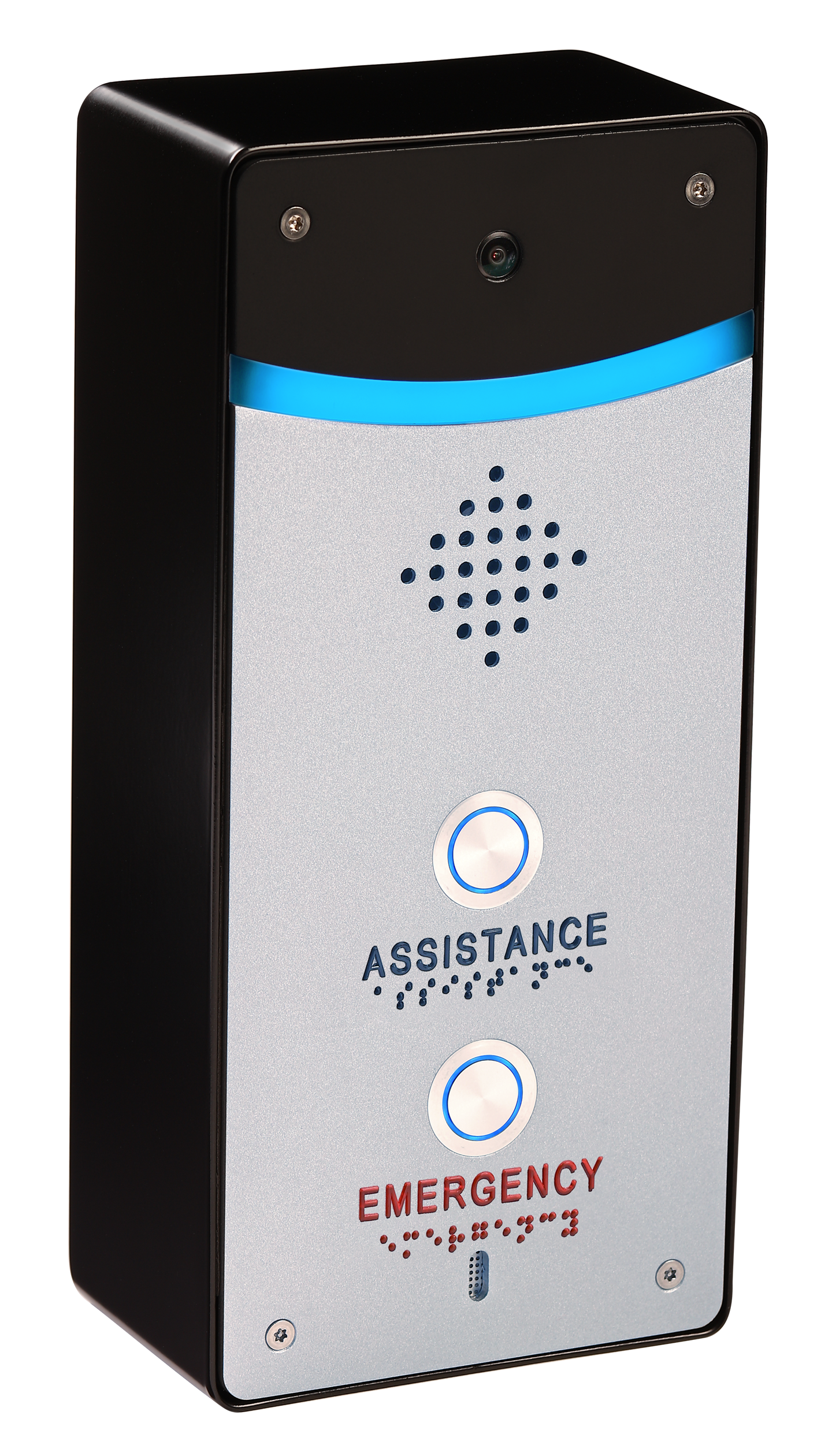 Code Blue Corp. has introduced Centry, a compact IP video Help Point now available.