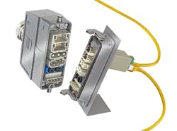The new Mini-Switch US4 module is one of three Han-Smart modules for HARTING&rsquo;s Han-Modular connector system.