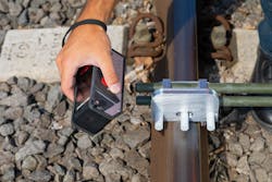 The new CALIPRI measurement module evaluates track gauge, superelevation and rail cant. The new CALIPRI measurement module evaluates track gauge, superelevation and rail cant.
