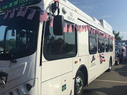 The Vineyard Transit Authority is replacing noisy, fume-emitting diesel buses with BYD battery-electric buses. The Vineyard Transit Authority is replacing noisy, fume-emitting diesel buses with BYD battery-electric buses.