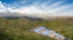 Power battery factory in Western China’s Qinghai province.