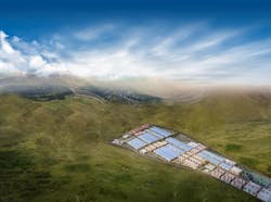 Power battery factory in Western China’s Qinghai province. Power battery factory in Western China’s Qinghai province.