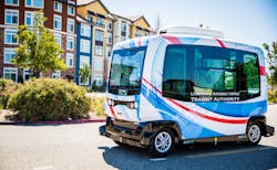 The Livermore Amador Valley Transit Authority celebrated the launch of testing of its new Shared Autonomous Vehicle (SAV) on June 22