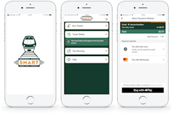 Sonoma-Marin Area Rail Transit riders have new options to pay for tickets when using the SMART mobile ticketing app, “SMART eTickets”. Sonoma-Marin Area Rail Transit riders have new options to pay for tickets when using the SMART mobile ticketing app, “SMART eTickets”.