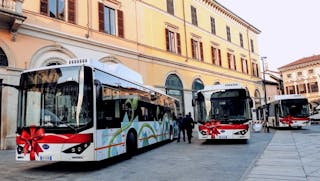 BYD has added six 12 meter ebus in Novara, Italy.