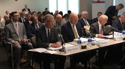 The Expert Witness Panel and attendees filled the hearing room in Sacramento.