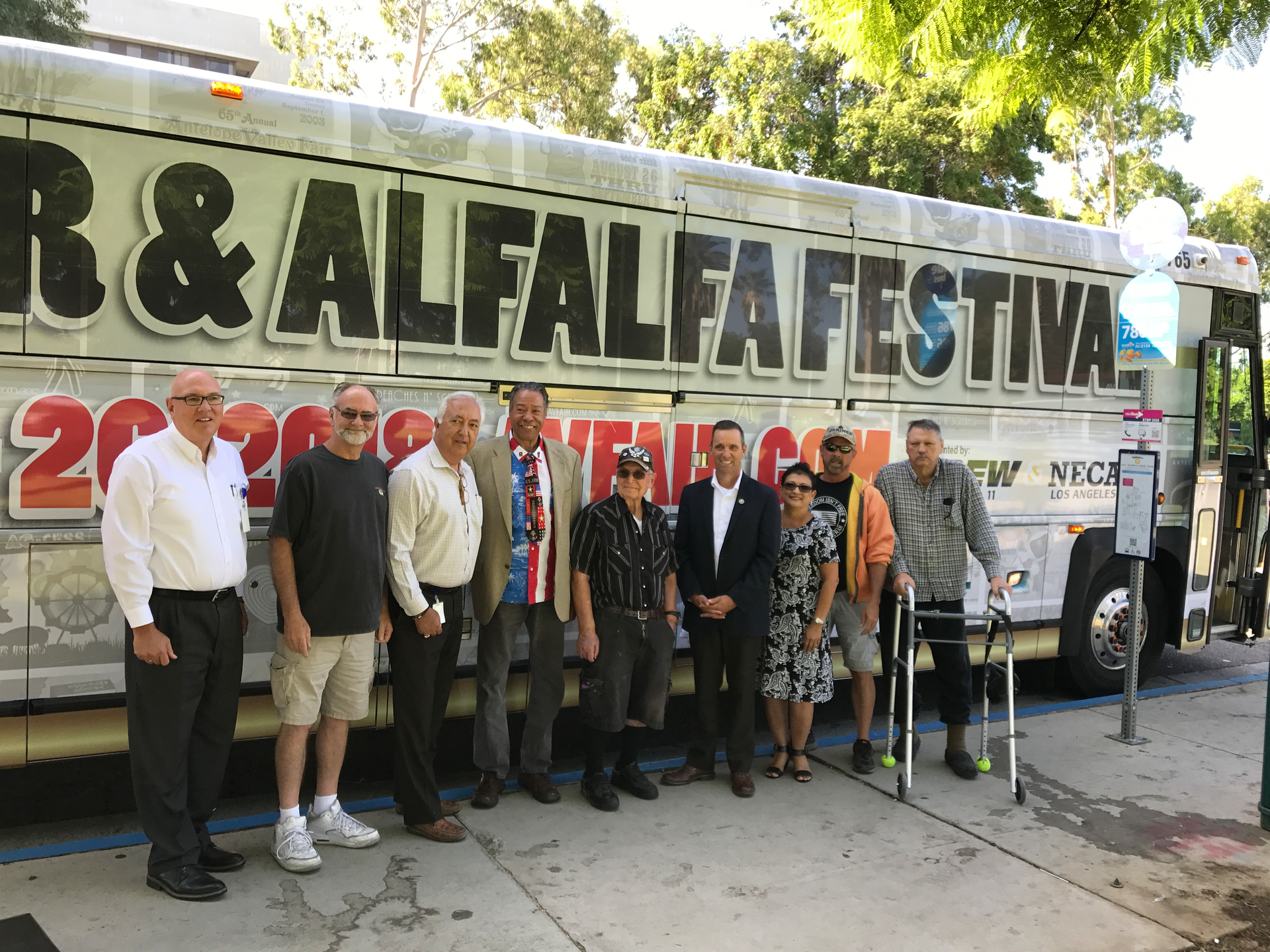 On August 20, 2018 the Antelope Valley Transit Authority was proud to implement the addition of a new stop on the 786 Commuter Route, which now services the West Los Angeles Veterans Administration Medical Center.