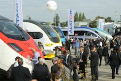 The North American office of InnoTrans, the semi-annual global railway industry trade exhibition and the largest event of its type, is offering discounted tickets to North American attendees. Show dates are Sept. 18-21, 2018 in Berlin, Germany. The North American office of InnoTrans, the semi-annual global railway industry trade exhibition and the largest event of its type, is offering discounted tickets to North American attendees. Show dates are Sept. 18-21, 2018 in Berlin, Germany.
