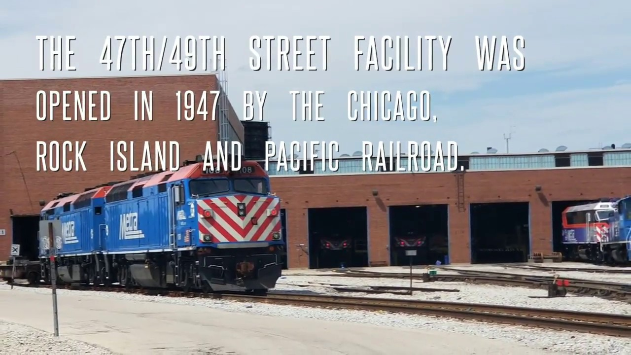 Inside Metra's 47th/49th St Facility