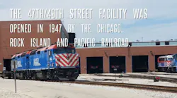 Inside Metra's 47th/49th St Facility