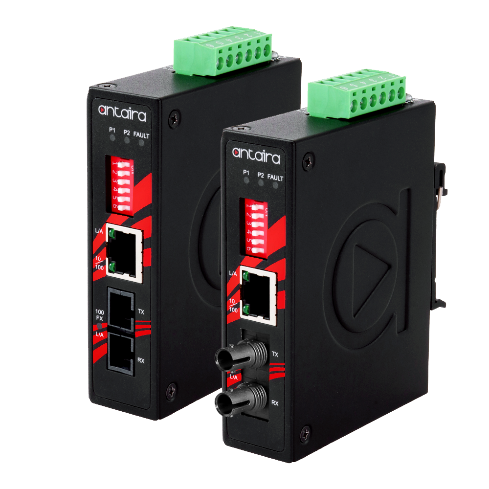 Antaira Technologies has announced the expansion of its industrial networking infrastructure family with the introduction of the IMC-C100-XX series.