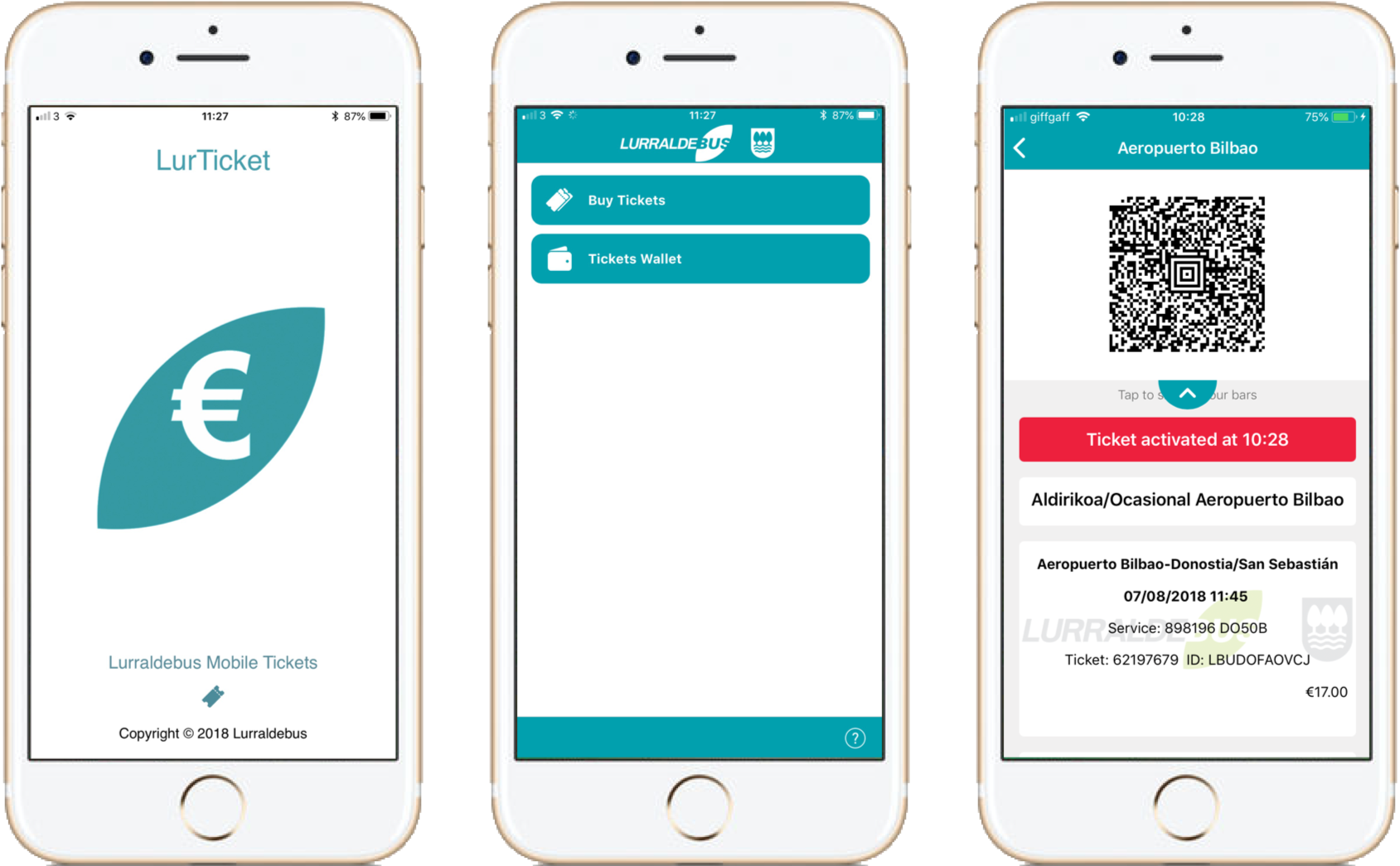 Masabi announced that Lurraldebus, the Spanish intercity public transport servicem has launched mobile ticketing using the Justride platform.