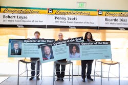King County Metro announced a first-ever three-way tie for Operator of the Year.