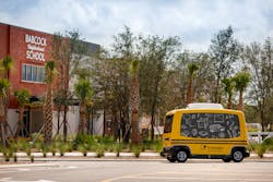 Transdev is the mobility partner of Babcock Ranch, a fully solar-powered, sustainable city to become the first location to put to use an autonomous vehicle for school transit. Transdev is the mobility partner of Babcock Ranch, a fully solar-powered, sustainable city to become the first location to put to use an autonomous vehicle for school transit.