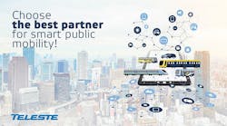 Teleste Corp. has announced it will showcase smart solutions for public mobility, together with its German subsidiary iqu Systems, at InnoTrans 2018.