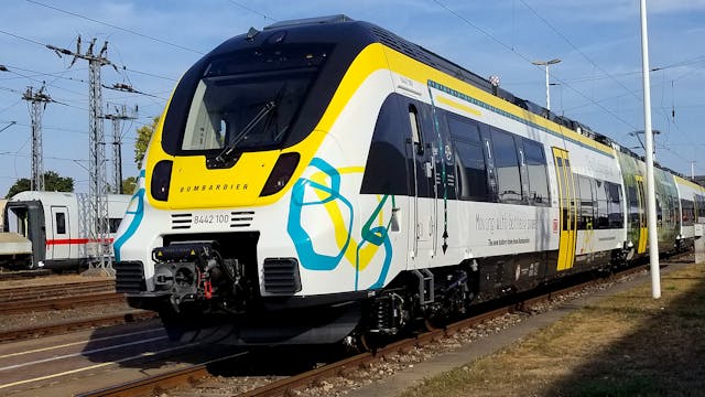 Battery Electric EMU The Green Alternative to Diesel Trains Mass Transit
