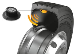 Continental&apos;s tire-mounted TPMS sensor technology is now available as a factory install option for select tire models.