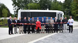 Elected officials join in the ceremonial ribbon cutting of Laketran’s new Route 7 – Campus Loop at Lakeland Community College on Thursday September 6, 2018. From L to R: Laketran Board of Trustees Vice President, Chuck Zibbel; Mentor City Councilman John Krueger; Lake County Commissioner Dan Troy; Lake County Commissioner John Hamercheck; Lake County Commissioner Jerry Cirino; Lakeland Community College President, Morris Beverage; Laketran CEO, Ben Capelle; Laketran Board of Trustees President, Brain Falkowski; Ohio State Senator John Eklund; Ohio State Senator Kenny Yuko; Ohio State Representative John Rogers; Ohio State Representative Ron Young; Laketran Trustee, Dale Schiavoni; Mentor City Councilman Scott Marn