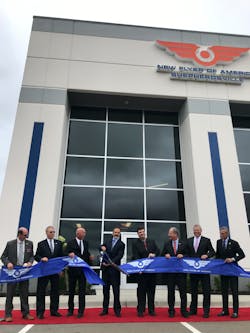 New Flyer of America Inc. has announced the official opening of a 300,000 square foot part fabrication facility in Shepherdsville, Kentucky. New Flyer of America Inc. has announced the official opening of a 300,000 square foot part fabrication facility in Shepherdsville, Kentucky.