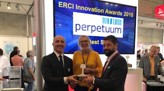 Perpetuum has won the prestigious European Railway Clusters Initiative (ERCI) Innovation Award for &lsquo;Best SME&rsquo;.
