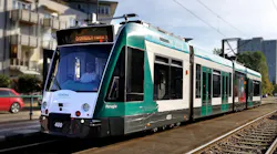 Siemens' Combino autonomous tram in Potsdam, Germany, can already master essential operating tasks in real road traffic, relying on Siemens Tram Assistant, the collision warning system.