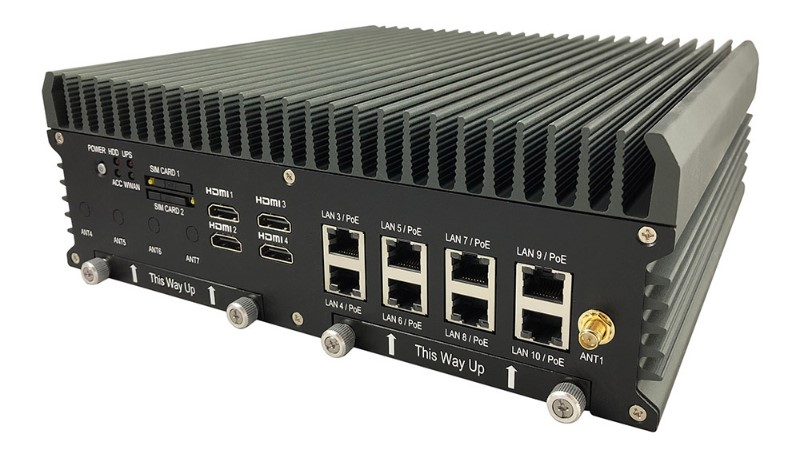 Sintrones unveiled its new fanless GPU industrial grade computer powered by 8th Generation Intel Core i-processors and NVIDIA GeForce GTX 10-Series graphic cards