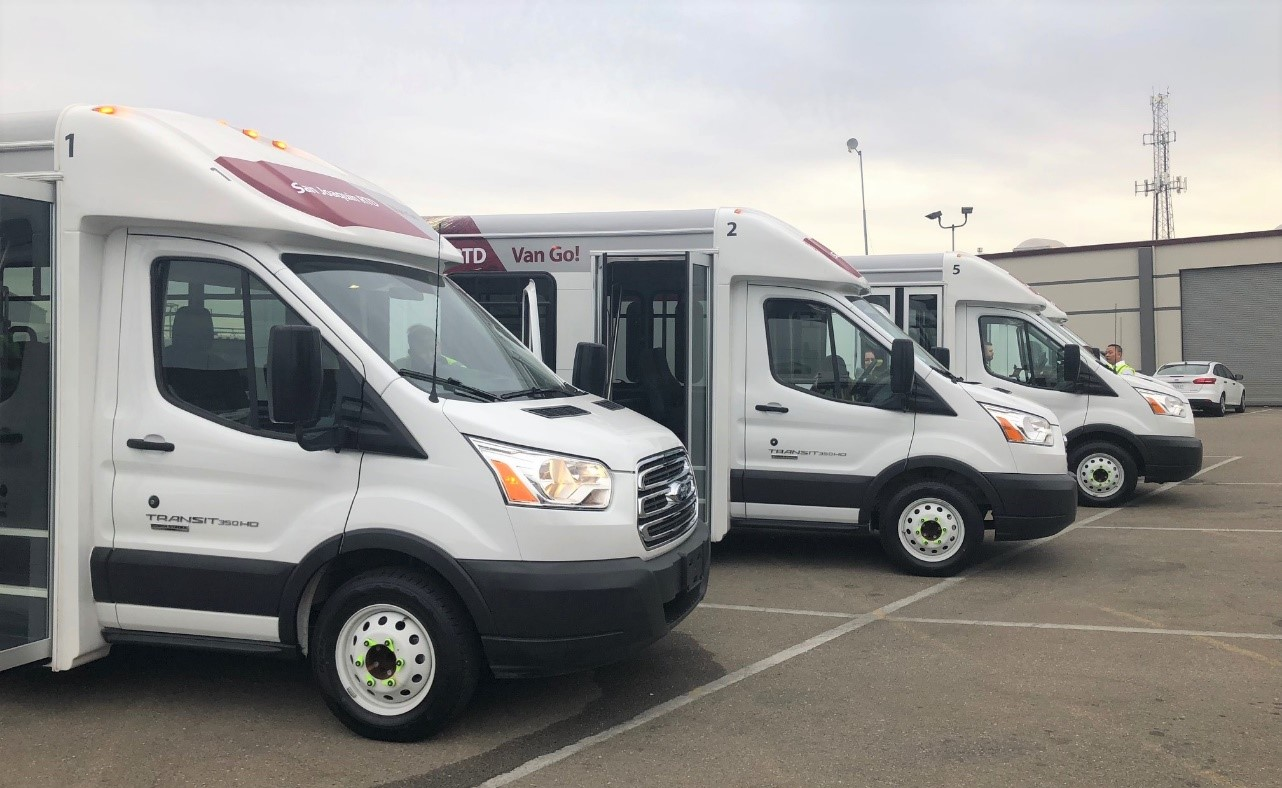 In partnership with National Express, Ecolane released its first instance of mobility-on-demand (MOD) that services riders with and without disabilities for San Joaquin&rsquo;s Regional Transit District through the new pilot program 'RTD Van Go!'.