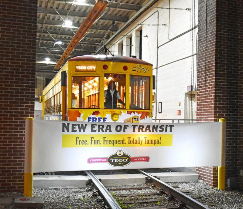 The Hillsborough Area Regional Transit Authority hosted a ribbon cutting celebration on Friday, October 12, 2018, to commemorate a 'New Era of Transit' for the TECO Line Streetcar System.