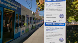 MAX Blue Line service will be disrupted between Hatfield Government Center and Fair Complex/Hillsboro Airport MAX stations,.