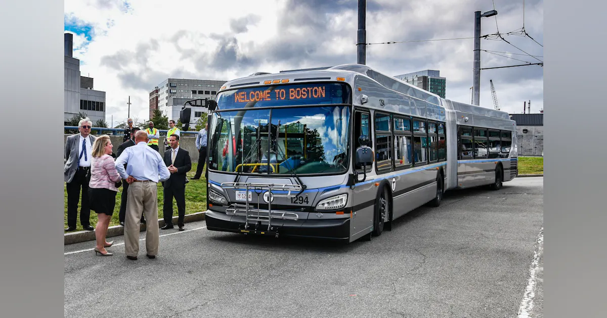 First Extended-range Hybrid Bus Joins the MBTA's Silver Line Fleet ...