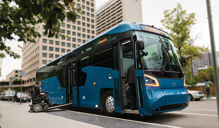 All-New MCI D45 CRT LE Commuter Coach With Breakthrough Accessibility ...