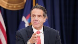 Gov. Cuomo at a press briefing Nov. 28 detailing his discussion with President Donald Trump regarding the Hudson Tunnels.