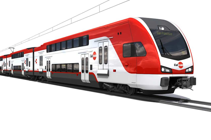 Caltrain Train From: Stadler Us Inc. 