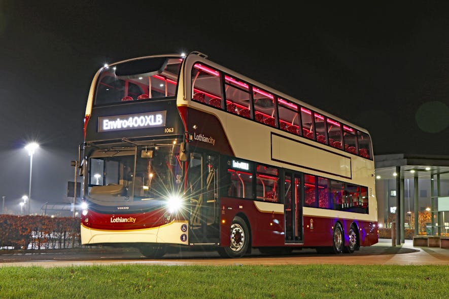 100 Seats for Lothian in New ThreeAxle ADL Enviro400XLB on Volvo Chassis Mass Transit