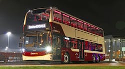 Alexander Dennis Limited has unveiled the brand new 100-seat Enviro400XLB three-axle double decker, developed in close collaboration with Lothian and chassis manufacturer Volvo.
