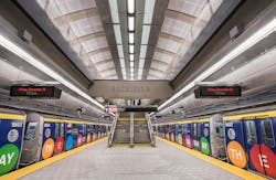 The Second Avenue Subway's 86th Street Station. The Second Avenue Subway's 86th Street Station.