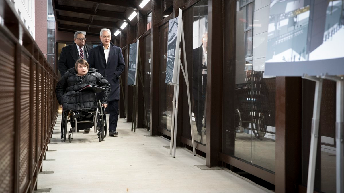 The CTA Quincy L Station recently received upgrades that made the station vertically accessible.