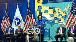 U.S. Department of Transportation Secretary Elaine Chao at an event celebrating the FY18 BUILD grants, which awarded $1.5 billion to infrastructure projects, with $195 million going to transit-related projects.