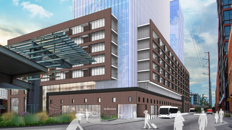 A rendering of the Raleigh Union Station bus project. The project will benefit from a $20 million BUILD grant.