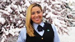 Barnes made international headlines in November when a MCTS Excellence video went viral, showing her taking extraordinary steps to help a homeless man. Barnes made international headlines in November when a MCTS Excellence video went viral, showing her taking extraordinary steps to help a homeless man.