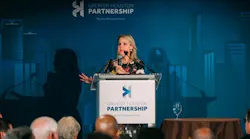 Metro Board Chair Carrin Patman addresses audience at State of Metro.