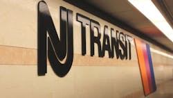 Njt Ransit Logo On Wall Credit Nj Transit